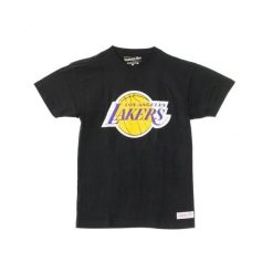 Koszulka Lakers. Czarne bluzki Mitchell & Ness, bez wzorów, sportowe, bez kołnierzyka, bez ramiączek. Za 217.00 zł.