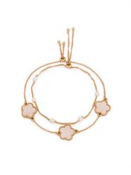 Aldo Zestaw 2 bransoletek LUCKYFLOWER 13995038 Złoty. Żółte bransoletki Aldo, metalowe. Za 89.99 zł.