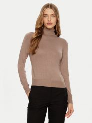ACCESS FASHION Golf 44-8074 Beżowy Slim Fit. Brązowe golfy ACCESS FASHION, xl, bez wzorów, z wiskozy, bez ramiączek. Za 149.99 zł.