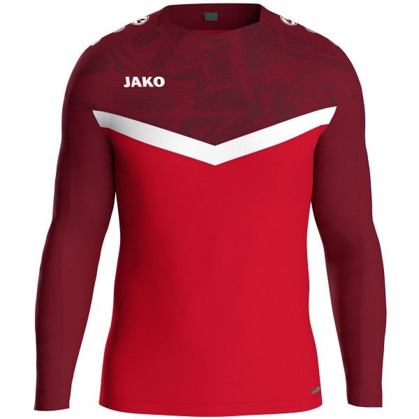 Bluza Jako Iconic. Czerwone bluzy JAKO, xl, bez wzorów, z elastanu, bez kaptura. Za 258.00 zł.