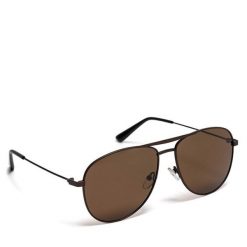 Okulary przeciwsłoneczne Hunter. Brązowe okulary przeciwsłoneczne Hunter, bez wzorów. Za 99.99 zł.