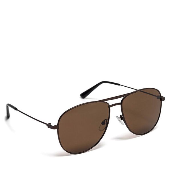 Okulary przeciwsłoneczne Hunter. Brązowe okulary przeciwsłoneczne Hunter, bez wzorów. Za 34.99 zł.