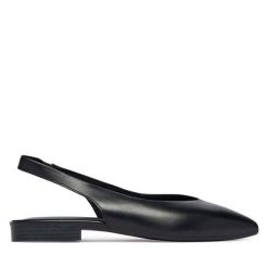 Baleriny Tamaris. Czarne baleriny Tamaris, bez wzorów, bez obcasa. Za 369.99 zł.