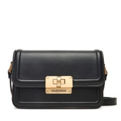 Torebka Valentino. Czarne listonoszki Valentino, bez wzorów, bez dodatków. Za 529.99 zł.