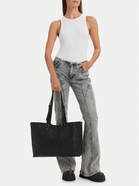 G-Star Raw Torebka C-LDA9517 Czarny. Czarne shopper G-Star, bez wzorów, ze skóry, retro, bez dodatków. Za 299.99 zł.