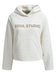 Smith & Soul Bluza w kolorze białym rozmiar: L. Białe bluzy Smith & Soul, l, bez wzorów, z kapturem. Za 173.99 zł.