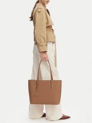 MEXX Torebka CEO-MEXX-X-003-10 Beżowy ciemny. Brązowe shopper Mexx, bez wzorów, ze skóry, bez dodatków. Za 159.99 zł.
