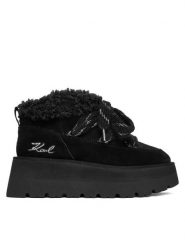 KARL LAGERFELD Śniegowce KL48632 Czarny. Czarne trapery i śniegowce KARL LAGERFELD, ze skóry. Za 979.99 zł.
