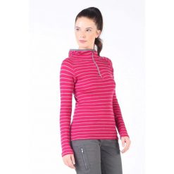 Bluza turystyczna damska z Kapturem 100% Wełna Merino - Skadi Hoodie. Czerwone bluzy WOOLONA, m, bez wzorów, z wełny, z kapturem. W wyprzedaży za 351.00 zł.