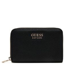 Duży Portfel Damski Guess. Czarne portfele Guess, z aplikacjami. Za 189.99 zł.