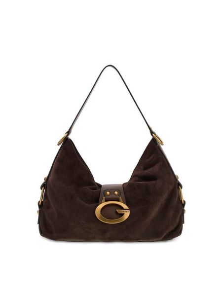 Guess Torebka HWSG9 308180 Brązowy ciemny. Brązowe listonoszki Guess, z aplikacjami, z poliesteru, bez dodatków. Za 674.99 zł.