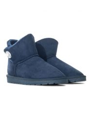 ISLAND BOOT Botki zimowe "Dona" w kolorze niebieskim rozmiar: 38. Niebieskie botki Island Boot, na zimę, bez wzorów, bez obcasa, bez zapięcia. Za 130.99 zł.
