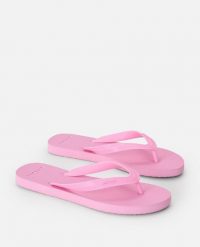 Japonki damskie Rip Curl Essential Bloom Open Toe. Czerwone klapki Rip Curl, bez wzorów, z materiału, z otwartym noskiem, bez obcasa. Za 59.99 zł.