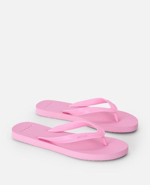 Japonki damskie Rip Curl Essential Bloom Open Toe. Czerwone klapki Rip Curl, bez wzorów, z materiału, z otwartym noskiem, bez obcasa. Za 59.99 zł.