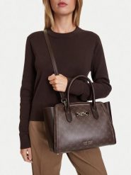 Nine West Torebka CEO- CRYSTAL NOTE-LDA9345A Brązowy. Brązowe torebki klasyczne Nine West, bez wzorów, bez dodatków. Za 259.99 zł.