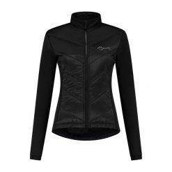 Rogelli kurtka zimowa WADDED. Czarne kurtki sportowe Rogelli, na zimę, xl, bez wzorów, z softshellu, bez kaptura, rowerowe. Za 498.50 zł.