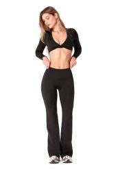 Legginsy Carpatree Plain Flare. Czarne legginsy Carpatree, s, bez wzorów, z dzianiny. Za 175.99 zł.
