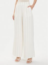 Tamaris Apparel Spodnie materiałowe Carrara TAW0533 Écru Wide Leg. Spodnie materiałowe Tamaris Apparel, bez wzorów, z materiału. Za 299.99 zł.