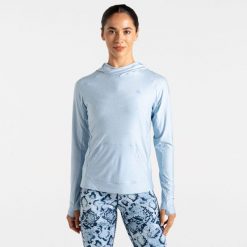 Damska bluza sportowa z kapturem Sprint City. Niebieskie bluzy Dare 2b, bez wzorów, z kapturem. W wyprzedaży za 199.99 zł.