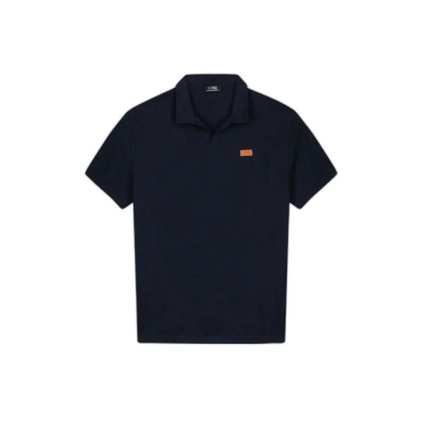 Polo TBS Wally. Niebieskie koszulki polo Tbs, na lato, l, bez wzorów, z bawełny, bez kołnierzyka, bez ramiączek. Za 250.00 zł.