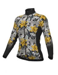 Bluza rowerowa damska Alé Cycling PR-R Hibiscus. Czarne bluzy ALÉ CYCLING, na wiosnę, l, bez wzorów, z elastanu, bez kaptura. Za 392.00 zł.