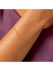 OR Carats Złota bransoletka z kamieniem szlachetnym rozmiar: onesize. Żółte bransoletki OR Carats, z szafirem, złote. Za 521.99 zł.