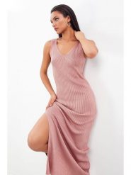 Milan Kiss Sukienka w kolorze różowym rozmiar: M. Różowe sukienki Milan Kiss, na co dzień, m, bez wzorów, z wełny, bez kołnierzyka, bez ramiączek, midi, proste. Za 122.96 zł.