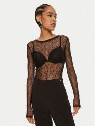 Pinko Bluzka Brunei 103711 A21J Czarny Regular Fit. Czarne bluzki Pinko, xs, bez wzorów, z syntetyku, bez kołnierzyka, bez ramiączek. Za 469.99 zł.