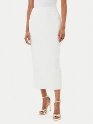 French Connection Spódnica midi 73YAB Biały Regular Fit. Białe spódnice French Connection, bez wzorów, z syntetyku, midi. Za 359.99 zł.