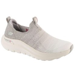 Buty sportowe damskie, Arch Fit 2.0. Szare obuwie sportowe Skechers, bez zapięcia, trekkingowe, Skechers Sport. Za 349.99 zł.
