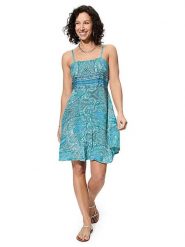 Ipanima Sukienka w kolorze turkusowo-niebieskim rozmiar: 34-40. Niebieskie sukienki Ipanima, bez wzorów, bez kołnierzyka, bez ramiączek, midi. Za 56.99 zł.