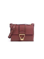 COCCINELLE Skórzana torebka w kolorze bordowym - 23 x 17 x 7 cm rozmiar: onesize. Czerwone torby na ramię Coccinelle, bez wzorów, z materiału, przez ramię, bez dodatków. Za 959.56 zł.