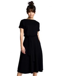 Be Wear Sukienka w kolorze czarnym rozmiar: L. Czarne sukienki Be Wear, l, bez wzorów, z bawełny, bez kołnierzyka, bez ramiączek, midi. Za 206.91 zł.