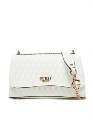 Guess Torebka HWGG96 26210 Biały. Białe listonoszki Guess, z aplikacjami, ze skóry, bez dodatków. Za 329.99 zł.