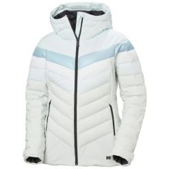 Damska kurtka puchowa Helly Hansen Imperial Puffy. Niebieskie kurtki narciarskie Helly Hansen, l, bez wzorów, z materiału, bez kaptura, narciarskie. Za 1,298.50 zł.