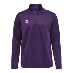 Bluza do piłki ręcznej dla dorosłych Hummel hml CORE XK. Fioletowe bluzy Hummel, xl, bez wzorów, bez kaptura. Za 209.55 zł.