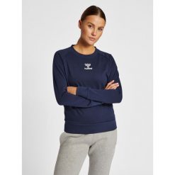 Bluza damska Hummel Icons. Niebieskie bluzy sportowe Hummel, xl, bez wzorów, bez kaptura. Za 188.00 zł.