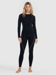4F Bielizna termoaktywna bezszwowa (dół) damska - czarna M/L. Czarna bielizna sportowa 4f, l, bez wzorów, ze skóry. Za 129.99 zł.