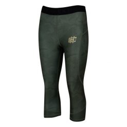 Legginsy sportowe damskie EXTREME HOBBY HAVOC 3/4. Zielone legginsy EXTREME HOBBY, s, bez wzorów, z elastanu. Za 179.00 zł.