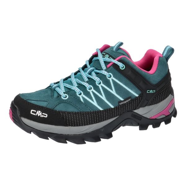 Buty trekkingowe damskie CMP RIGEL LOW. Czarne trekkingi CMP, z gumy, trekkingowe. Za 449.00 zł.