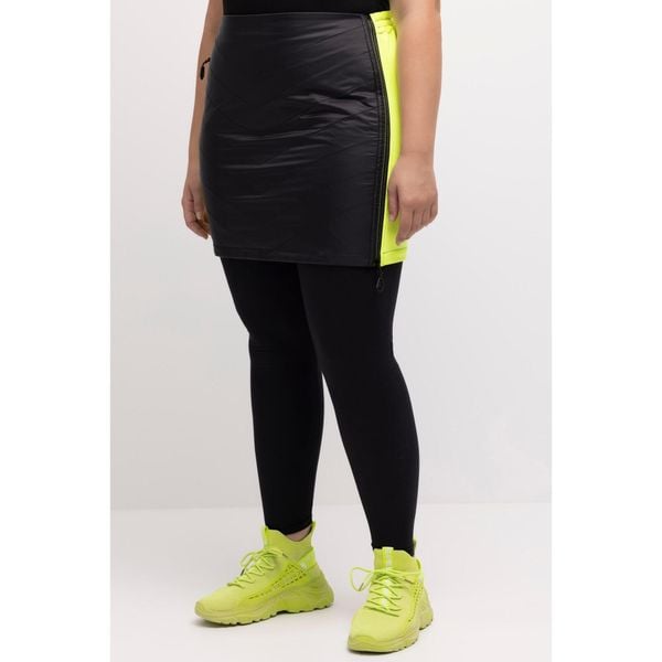 Damskie Hydrofobowa narciarska spódnica pikówka elastyczny pas. Czarne spódnice Ulla Popken, plus size, bez wzorów, z elastanu, plus size. W wyprzedaży za 279.99 zł.