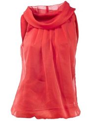 Heine Top w kolorze czerwonym rozmiar: 48. Czerwone topy Heine, bez wzorów, bez kołnierzyka, bez ramiączek. Za 74.46 zł.