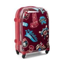 Duża walizka podróżna na kółkach 23" : kolor - red athletic. Czerwone walizki Keter, bez wzorów, duże. W wyprzedaży za 231.00 zł.