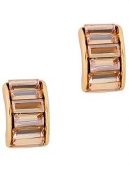 TATUUM Kolczyki-wkrętki z kamieniami ozdobnymi rozmiar: onesize. Różowe kolczyki Tatuum, szklane. Za 52.92 zł.