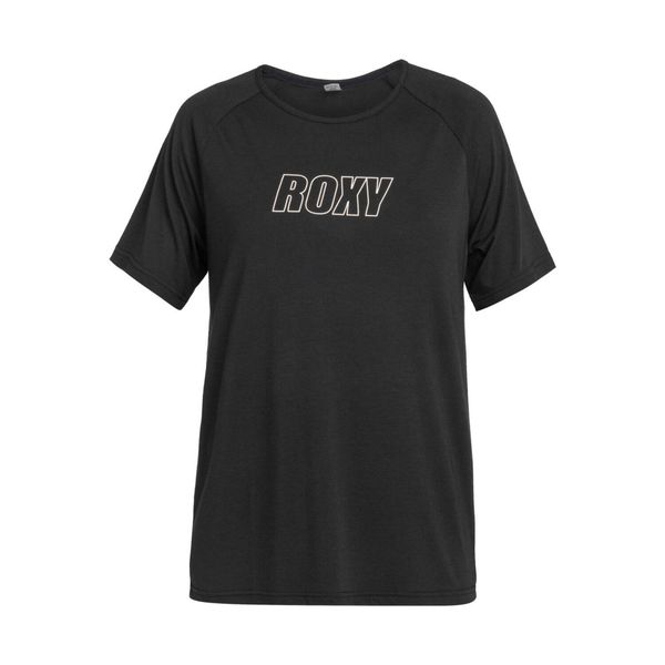 Koszulka techniczna dla Kobiety EVERYDAY FLOW. Czarne koszulki sportowe Roxy, bez wzorów, z materiału, bez ramiączek. Za 119.00 zł.