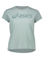 Asics Koszulka w kolorze zielonym rozmiar: S. Zielone bluzki Asics, s, bez wzorów, bez kołnierzyka, bez ramiączek. Za 56.66 zł.