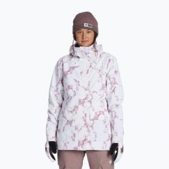 Kurtka snowboardowa damska DC Cruiser. Białe kurtki narciarskie DC Shoes, bez wzorów, bez kaptura, narciarskie. Za 709.99 zł.