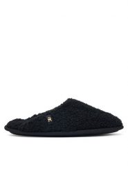 Tommy Hilfiger Kapcie Th House Shoes FW0FW09618 Czarny. Czarne obuwie domowe TOMMY HILFIGER, bez wzorów, bez zapięcia. Za 189.99 zł.