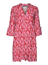 Vero Moda Sukienka w kolorze jasnoróżowo-różowym rozmiar: XS. Różowe sukienki Vero Moda, xs, bez wzorów, z wiskozy, bez kołnierzyka, bez ramiączek, mini. Za 57.20 zł.
