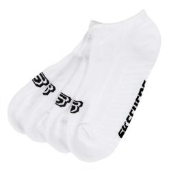 Skarpetki sportowe dla dorosłych 2PPK Basic Cushioned Sneaker Socks. Białe skarpety Skechers, bez wzorów, z bawełny. Za 29.99 zł.